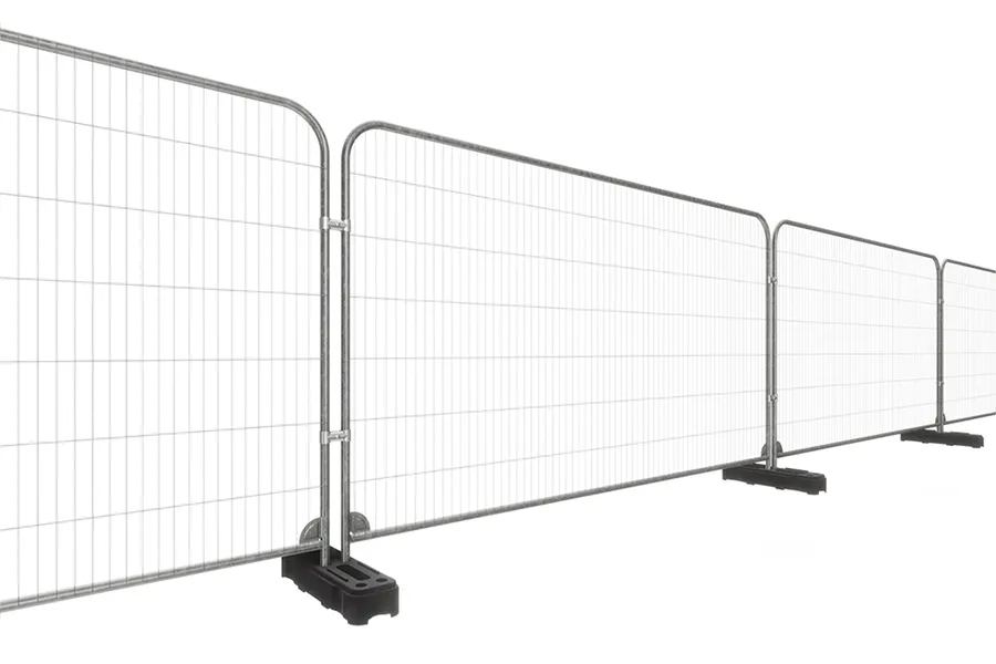 Temporäre Gitterzäune
