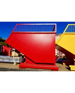 Mesh Extension on Advanced Forklift Self-Tipping Skips