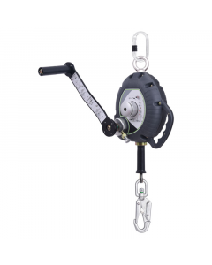 Drahtseil-Absturzsicherung mit integriertem Bergungssystem – 15 m