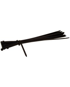 Schwarze Kabelbinder aus Nylon (100er-Pack)