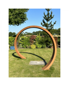 Corten Steel Moongate