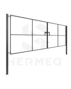 Temporäres, unverkleidetes Fahrzeugtor