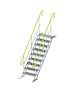 Temporäre Graben-Treppe