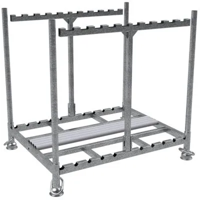 Lager und Transportpalette  für 10 Gerüstböcke