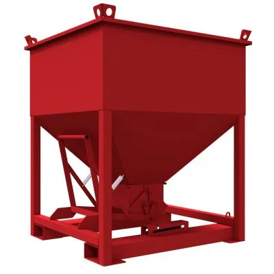 Betonsilo 1000 L, beschichtet rot RAL 3003 Betonsilo 1000 L, beschichtet rot RAL 3003