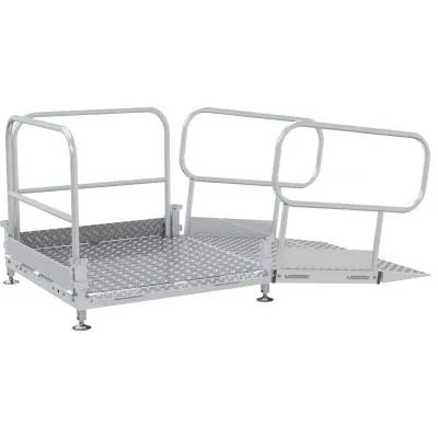 Rollstuhlrampe aus Aluminium Rollstuhlrampe aus Aluminium