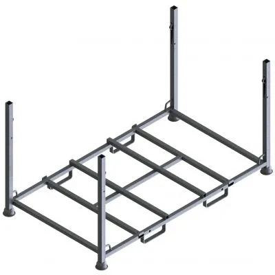 Lager und Transporttraverse für 20 KDRF Absperrschrankengitter