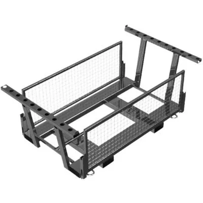 Twinpalette  für 20 Absperrschrankengitter und 20 Fußplatten Twinpalette  für 20 Absperrschrankengitter und 20 Fußplatten