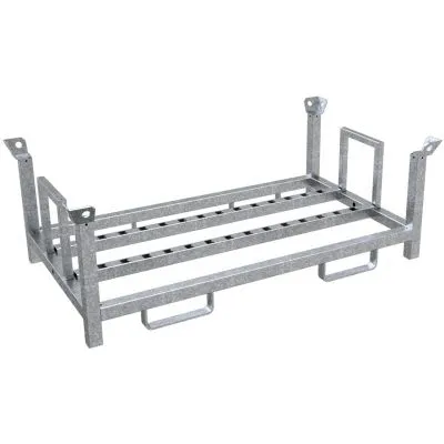 Lager- und Transportpalette für 15 Schlauch- und Kabelbrücken