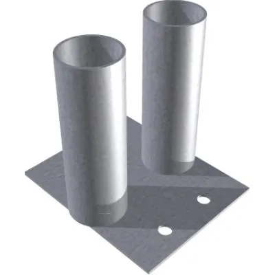 Bodenplatte für Mobilzaun