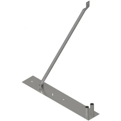 Mobilzaun-Stützstrebe  inkl. Bodenplatte Mobilzaun-Stützstrebe  inkl. Bodenplatte