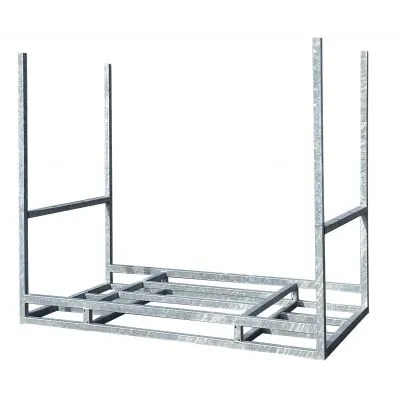 Multipalette  für 20 Absperrschrankengitter und 20 Fußplatten