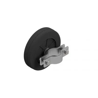 Gummi Laufrolle für Bauzaun Gummi Laufrolle für Bauzaun