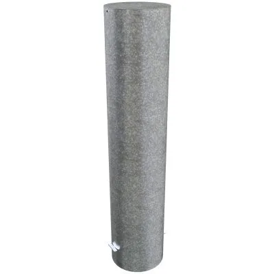 Stahlrohrpoller Ø 323 x 5 mm ortsfest zum Einbetonieren