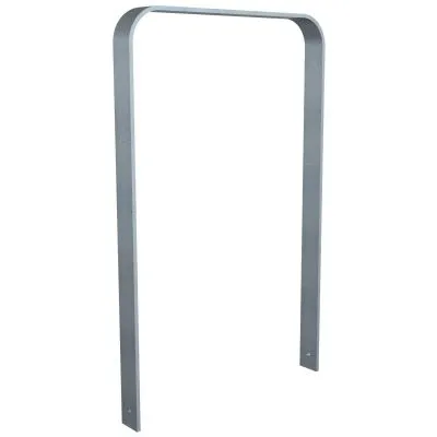 Anlehnbügel aus Flachstahl 80 x 12 mm in gebogener Ausführung Anlehnbügel aus Flachstahl 80 x 12 mm in gebogener Ausführung