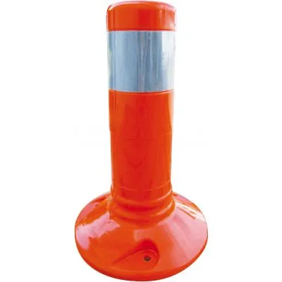 Flexipfosten rot / weiß  Ø 80 mm Flexipfosten rot / weiß  Ø 80 mm