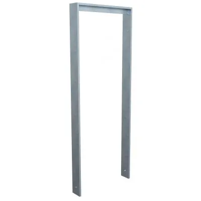 Anlehnbügel aus Flachstahl 80 x 12 mm mit Unterzug Anlehnbügel aus Flachstahl 80 x 12 mm mit Unterzug