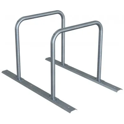 Fahrradanlehnbügel  Reihenanlage Stahlrohr Ø 48 mm Fahrradanlehnbügel  Reihenanlage Stahlrohr Ø 48 mm