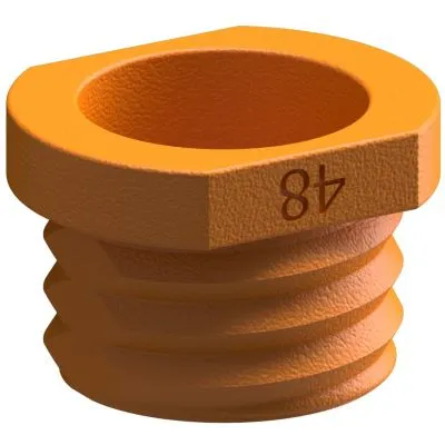 Bodenhülse für Ø 48 mm Rohrpfosten