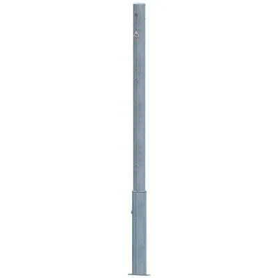 Absperrpfosten Stahlrohr Ø 60 x 2,5 mm herausnehmbar mit Profilzylinderschloss