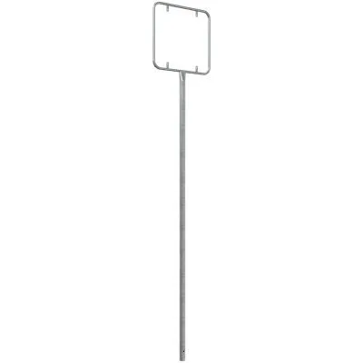 Schilderpfosten mit Rahmen