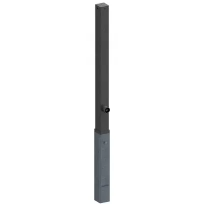 Absperrpfosten 70 x 70 mm herausnehmbar mit Dreikantverschluss Absperrpfosten 70 x 70 mm herausnehmbar mit Dreikantverschluss