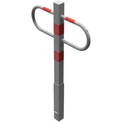 Durchgangs- und Parkplatzsperre herausnehmbar mit Profilzylinderschloss Durchgangs- und Parkplatzsperre herausnehmbar mit Profilzylinderschloss