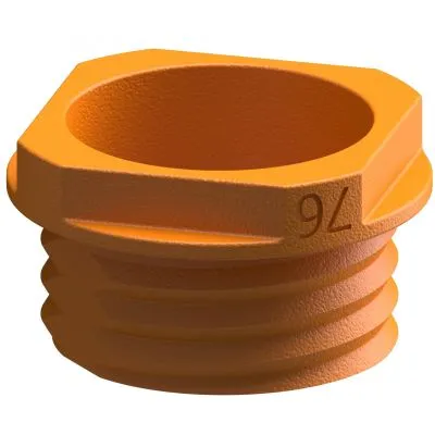 Bodenhülse für Ø 76 mm Rohrpfosten Bodenhülse für Ø 76 mm Rohrpfosten