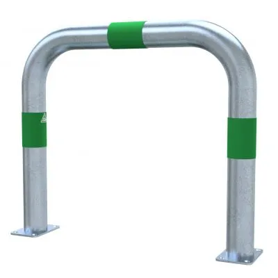 Absperrbügel zum Aufdübeln aus Stahlrohr Ø76 mm