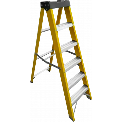Professionelle Fiberglas-Trittleiter für Elektroarbeiten Professionelle Fiberglas-Trittleiter für Elektroarbeiten
