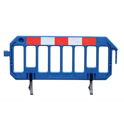 Blaue Kunststoff-Straßenbarriere Blaue Kunststoff-Straßenbarriere
