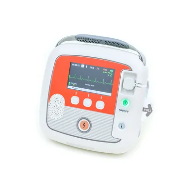 Halbautomatischer Defibrillator mit Monitor