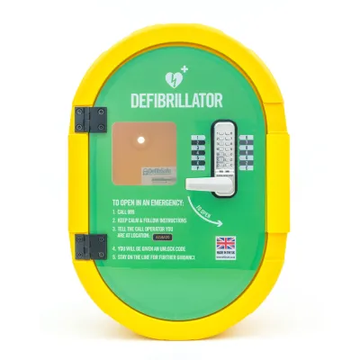 Externer Defibrillatorschrank – Verschlossen