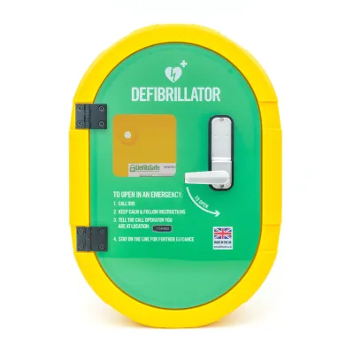 Externer Defibrillatorschrank – Entsperrt