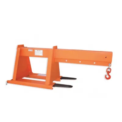 Auf Gabelstapler montierter Auslegerkran mit 4 verschiedenen Hebezentren - QualitAtsfertigung in GroAbritannien