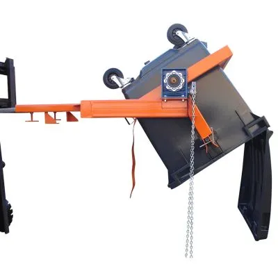 Gabelstapleraufsatz für Mülltonnen