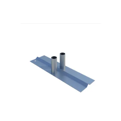 Flache Metallfüße für Absperrgitter
