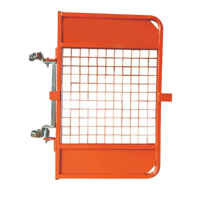 Federbelastetes Sicherheitstor aus Stahl