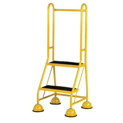 Mobile Sicherheitstreppe mit 2 Stufen Mobile Sicherheitstreppe mit 2 Stufen