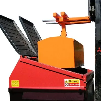 Gabelmontierter Abfallverdichter