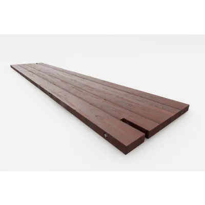 Azobé-Holz Baggermatten Azobé-Holz Baggermatten