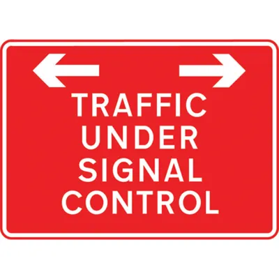 Verkehr unter Signalregelung – Verkehrszeichen