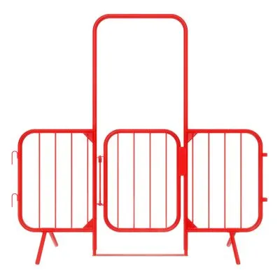 Moderne Personenkontrollbarriere mit Tor Moderne Personenkontrollbarriere mit Tor